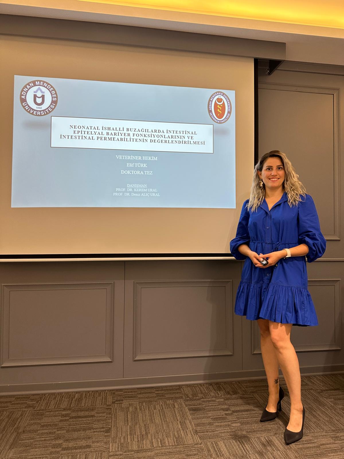 Dr. Vet. Hekim Elif Türk — Doktora tez savunması